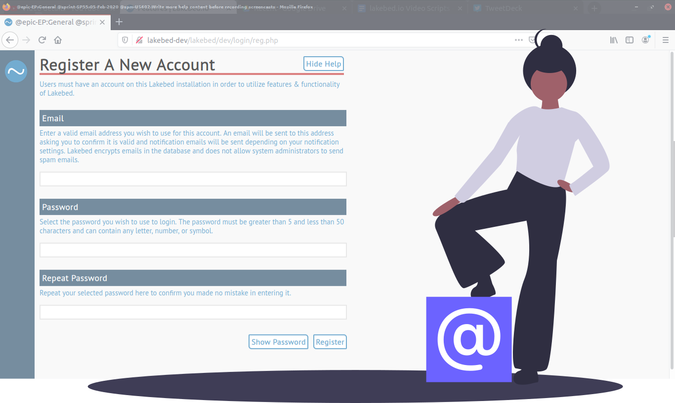 Register a New Account